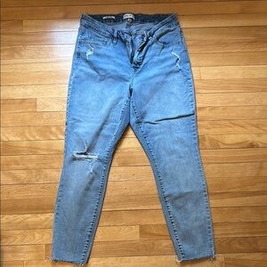 Ava & Viv Blue Ankle Cropped Jeans